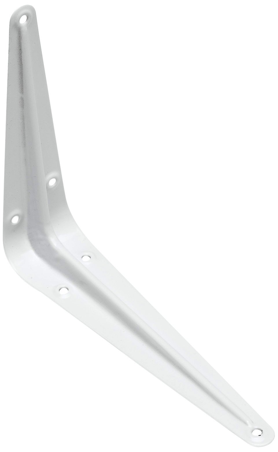 Merriway BH00238 Shelf Bracket 5 x 4 White -20 Pcs