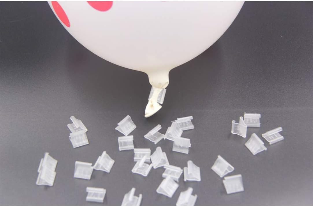 100 x balloon closures, foil balloon, latex balloon, quick release clip, no more