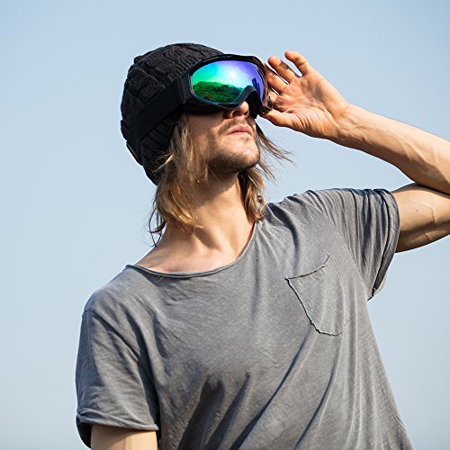OutdoorMaster OTG Ski Goggles Over Glasses Ski/Snowboard Goggles for