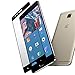 OnePlus 3 Screen protector, OnePlus Three Full Coverage Screen protector, Pabrito (TM) 9H Hardness Ultra-thin Tempered Glass Front LCD Screen Protector for OnePlus 3 (Black Full Screen Protector)