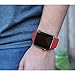 Yimzen Soft Silicone Sport iWatch Band Strap for Apple Watch Series 3 2 1 Sport & Edition 38mm M/L Red