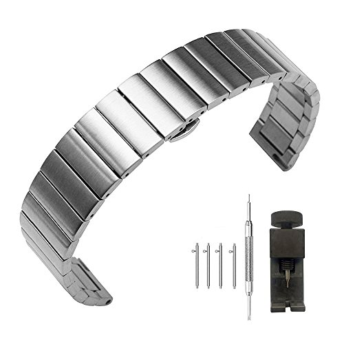 Stainless steel watch band 22mm replacement for samsung…