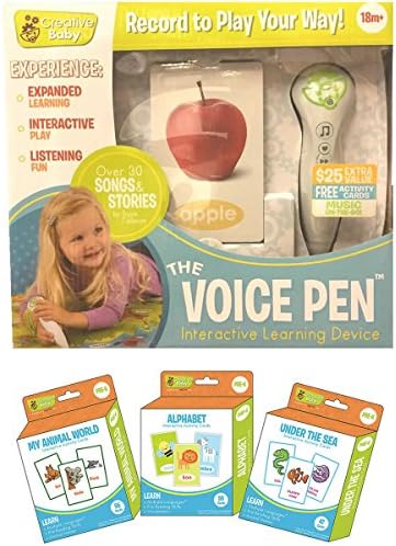 Creative Baby Voice Pen With Interactive Cards