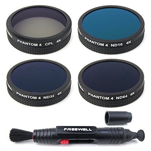 Freewell ND16 ND32 ND64 CPL Filter Set for DJI Phantom