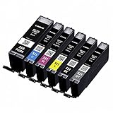 Canon Ink Cartridge for Pgi550Pgbk/Cli551 - Multicolour (Pack of 6)