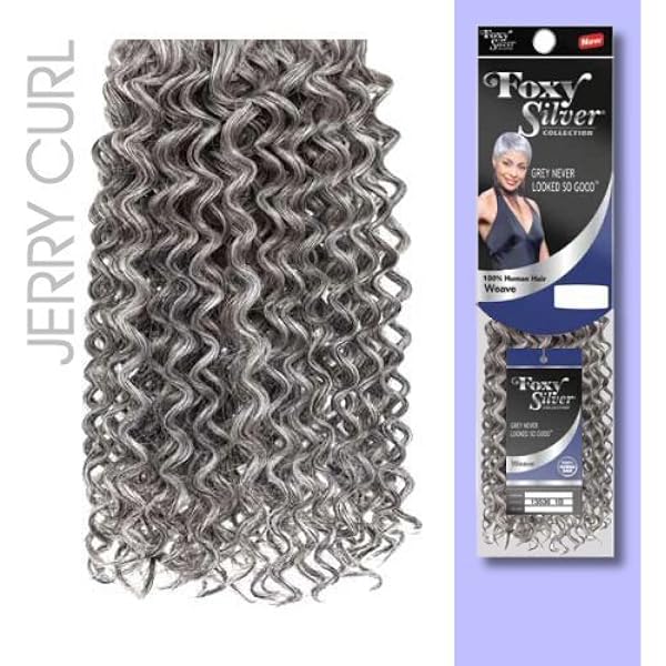 24K Collection 8" Jerry Water Wave Curly Human Hair Extension – 100% Human Hair, Clip-In, Multiple Colors