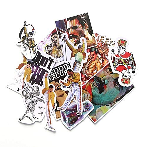 Freddie Mercury Queen Stickers 13 pcs Waterproof, sunroof. Laptop, Bike Decal