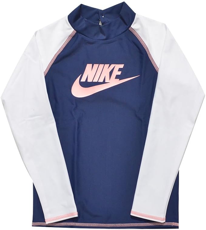 Amazon Co Jp ナイキ Nike キッズ Toddler ロングスリーブ Uv ラッシュガード 008 バイナリーブルー 110 服 ファッション小物