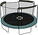 Trampoline Net for Bounce Pro/Sports Power 15ft Round Frames Fits 3 Arches