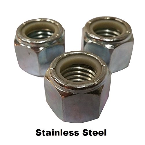 Stainless Nylon Insert Lock Nuts 1/4"20 Qty 500 (Nylock) Hardware