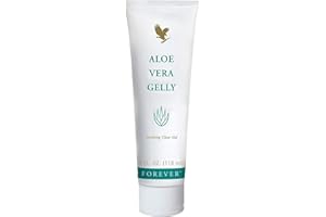 FOREVER LIVING PRODUCTS Forever Living - Aloe Vera Gelly - Pure Aloe Gel for Soothing and Moisturizing Skin, Non-Staining and Fast-Absorbing, Vegan and Gluten-Free, 4 fl oz