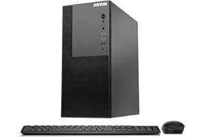 AQVIN MTX60 Business Desktop PC Tower, Intel Core i7 Processor up to 4.60GHz, 16GB DDR4 RAM, 512GB NVMe SSD, Wi-Fi, Bluetooth