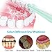 Plaque Remover for Teeth Cleaning Kit, Alitake Ultrasonic Tooth Cleaner Electric Dental Calculus Remover with Oral Mirror, LED Light and Replaceable Cleaning Heads (Blue)