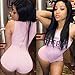 Creazy Women Sexy Letter Print Sleeveless Bodycon Jumpsuit Rompers Playsuit Short Pant (M)