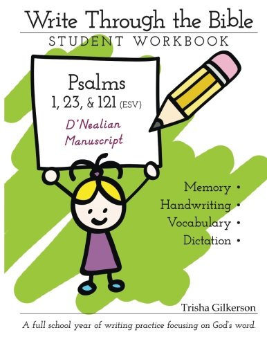 Write Through the Bible: Psalms 1, 23, & 121 ESV Manuscript