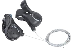 Thumb Gear Shifters, 1 Pair Outdoor Mountain Bike TX~30 Thumb Gear Shifters, 3X7 Speed Lever and Set for Outdoor Mountain Bik