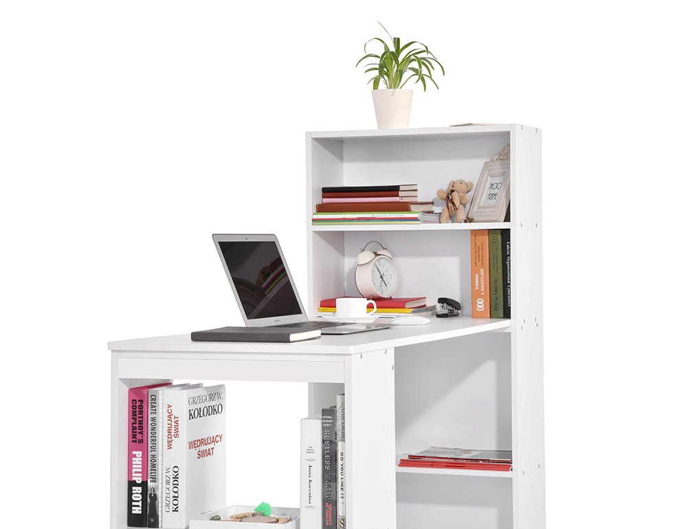 ADD ONE +1 Student PC Workstation Laptop Table and Storage Unit Combo