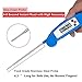 Digital Meat Thermometer Cooking Thermometer Instant Read with Food Safe Probe for Grill Kitchen bbq Smoker Oven Oil Milk by Lighting Mall (Blue)