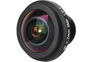Premium .8mm Fisheye Lens for Security Cameras — 170° Ultra-Wide Angle, Removable IR-, Compatible with HD 5MP CCTV Systems