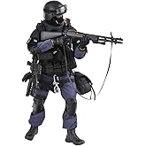 YEIBOBO ! Highly Detail Special Forces 12inch Action Figure SWAT Team (ASSUALTER)