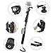 CamKix Premium 3in1 Telescopic Pole 16-47 Inch & Tripod Base Kit compatible with GoPro Hero 7, 6, Fusion, 5, Black, Session, Hero 4, Session, Black, Silver, Hero+ LCD, 3+, 3, 2, 1, Camera + Smartphone