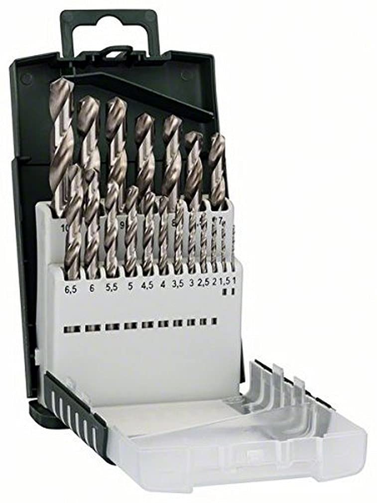 Bosch 19-Piece Metal Drill bit Set HSS-G Ground Grip