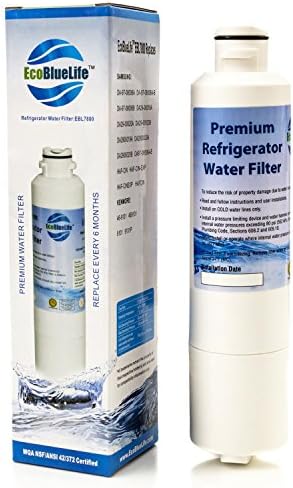 EcoBlueLife Samsung Refrigerator Water Filter, Replacement for Samsung DA29-00020BDA-97-08006B; DA29-00019A; DA2900019A; DA2900020A; DA97-08006A-B; HAF-CINEXP.