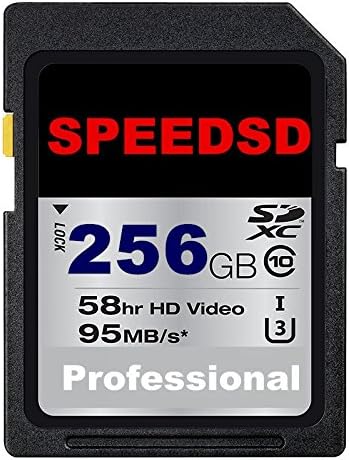 256GB Memory Card Ultra Fast Extreme Class 10 High Speed SDXC U3 UHS-I Flash Card (256GB)