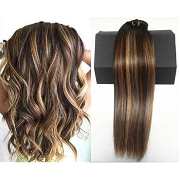 22 Inches 4t27 P4 Thefashionway Clip In Hair Extensions Human