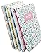 MILIKO A5 Color Series Softcover Notebook/Journal/Diary Set, 5 Unique Design 8mm Ruled Notebooks per pack-50 Sheets/100 Pages