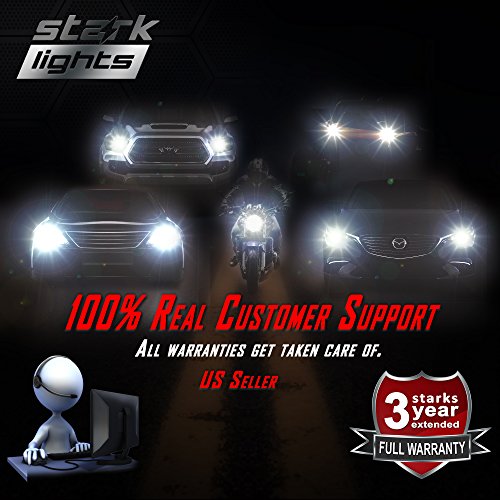 Stark APX 72W 8000LM LED Light 6000K White High Power Kit - Fog Light Bulbs - 880/881 / 899/893