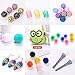 Cowfish Cat Toys Kitten Toys Assortments, 27PCS Variety Toy Set Including Cat Feather Teaser Wand, Feather Toys, Mice, Catnip Toys, Colorful Balls, Bells for Cat, Kitty, Kitten