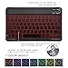 HOTLIFE 9.7 Keyboard Case for 2018 (6th Gen) - Pro 2017 (5th Gen) - Air 2&1-, 7 Color Backlit Keyboard Wireless Bluetooth, Shockproof TPU Back Cover Magnetic Leather