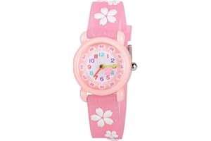 Venhoo Kids Watches 3D Cute Cartoon Waterproof Silicone Children Toddler Wrist Watches Time Teacher Gifts for 3-10 Ages Girls Boys Little Child
