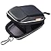 ALLCACA Compact Digital Camera Case Shock Resistant Digital Camera Bag Hard Digital Camera Carrying Case with Grid Pocket, Suitable for Small-sized Digital Camera, Black