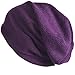 FORBUSITE Slouch Beanie for Men Women Summer Winter Long and Oversized Skull Cap, Purple B010