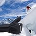 Battery Powered Heated Gloves for Men and Women, Waterproof Insulated Electric Heating Gloves for Winter Outdoor Camping Hiking Hunting (Large)