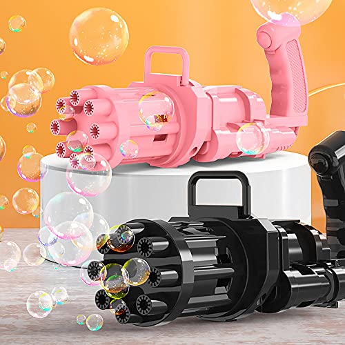 Bubble Gatling Gun, Gatling Bubble Machine 2021 Cool Toys & Gift, 8