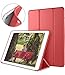 DTTO Mini Case for iPad Mini 3/2/1, (Not Compatible with Mini 5th Generation) Ultra Slim Lightweight Smart Case Trifold Cover Stand with Flexible Soft TPU Back [Auto Sleep/Wake],Red