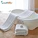 Medical Grade Cotton,Super Water Absorbent,Soft and Comfortable,Suitable for Baby's Delicate Skin,Cotton Gauze Warm Baby Bath Towels Also for Baby Blanket - 3 Pcs