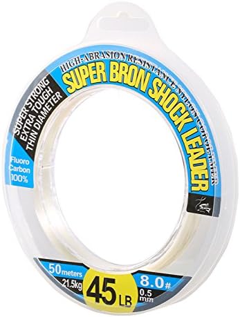 Fishing Leader Line Fluorocarbon Monofilament Clear Super Strong 50M 8LB 12LB 30LB 50LB FishKing