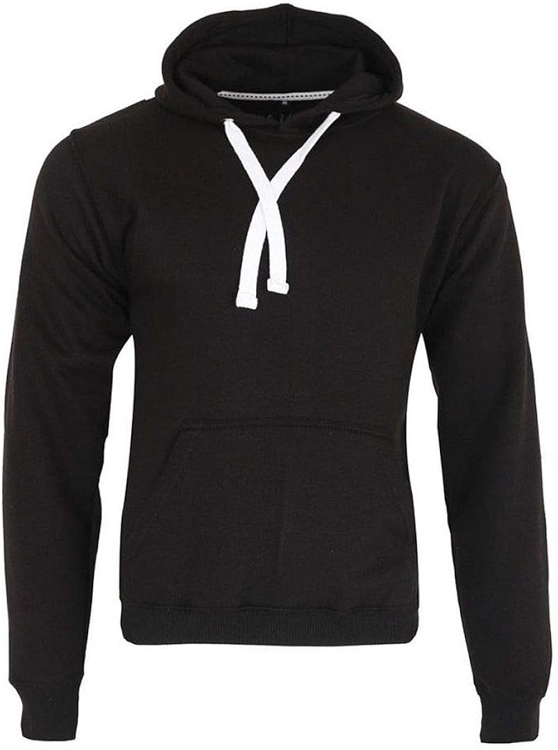 Men's Full Size Half Button Long Sleeve Hoodie