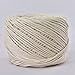 Suntq Handmade Decorations Natural Cotton Bohemia Macrame Cord DIY Wall Hanging Plant Hanger Craft Making Knitting Rope Natural Color 3mm Macrame Cord