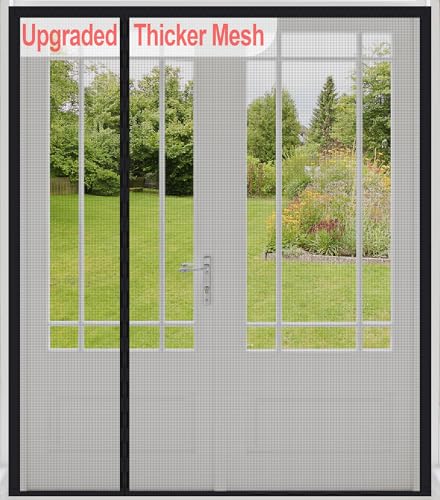 Reversible Side Opening Wide Magnetic Screen Door for Sliding & French Door