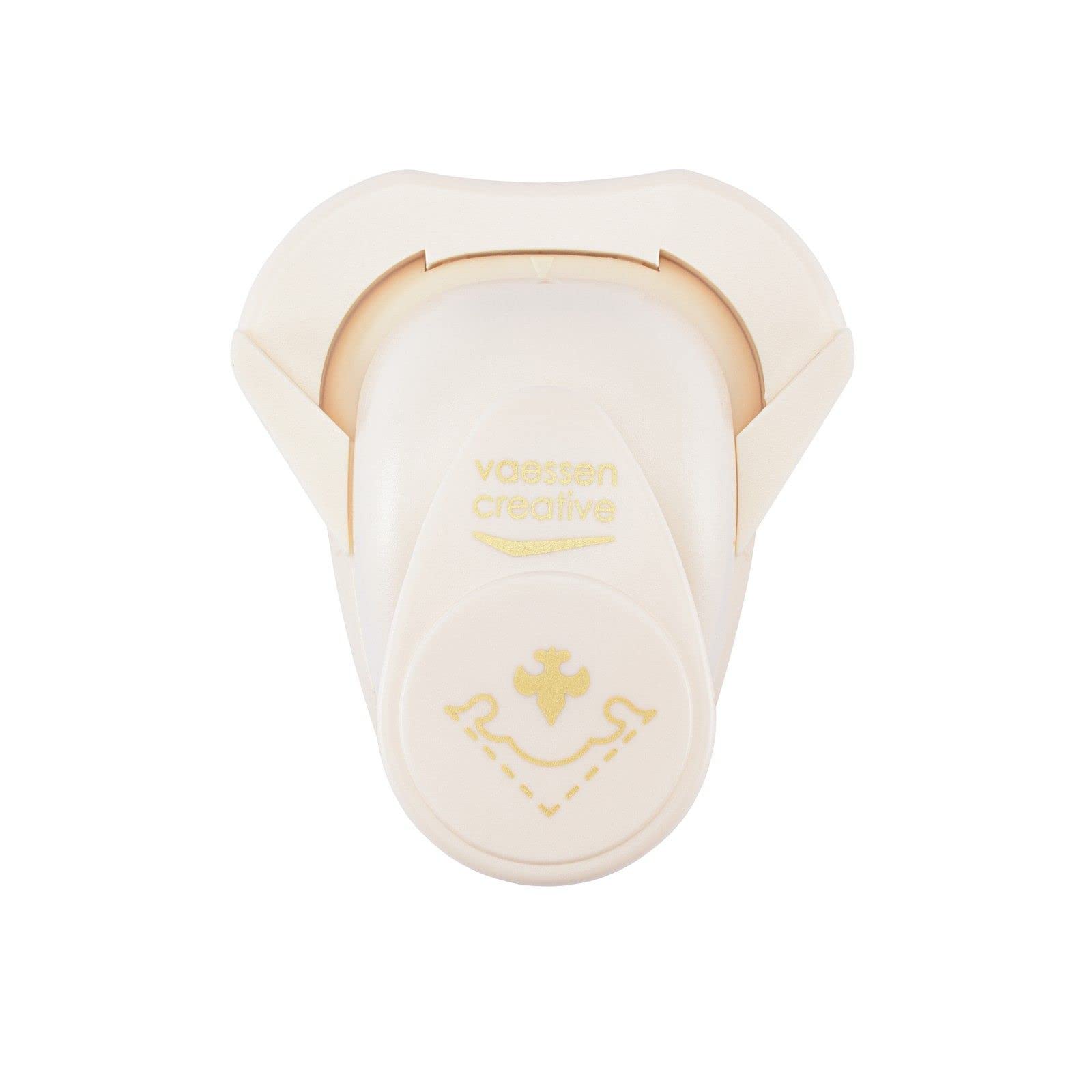 Vaessen Creative Corner Punch - Decorative Lily - 1.8 x 2.2 cm - Card Making Supplies - Corner Cutter for Paper, Cards, Invitations and Scrapbook - Crafting Supplies