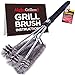 Alpha Grillers 18" Grill Brush. Best BBQ Cleaner. Safe for All Grills. Durable & Effective. Stainless Steel Wire Bristles and Stiff Handle. A for Barbecue Lovers. primary