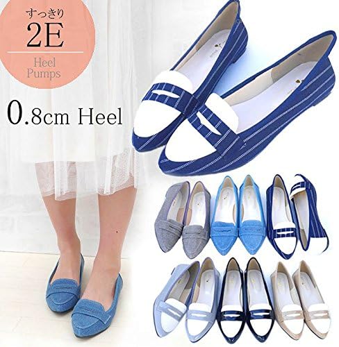 Amazon ヒール 0 8cm 2e 細目 バイカラー ローファーパンプス ワンピース チュニック 通販