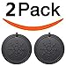 Anti Radiation Shield EMF Neutralizer Negative Ions Energy Pendant Necklace Orgone Pendant (2pack Black)