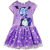 KUFV Vampirirna Girls T-Shirt Dress Children Cosplay Pleat Dress Clothes