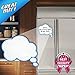 Signs Authority Dry Erase Board - Decorative Prop with Magnetic Back for Fridge - Realistic Speech Bubble Design - Reusable, Durable, Portable, Double Sided